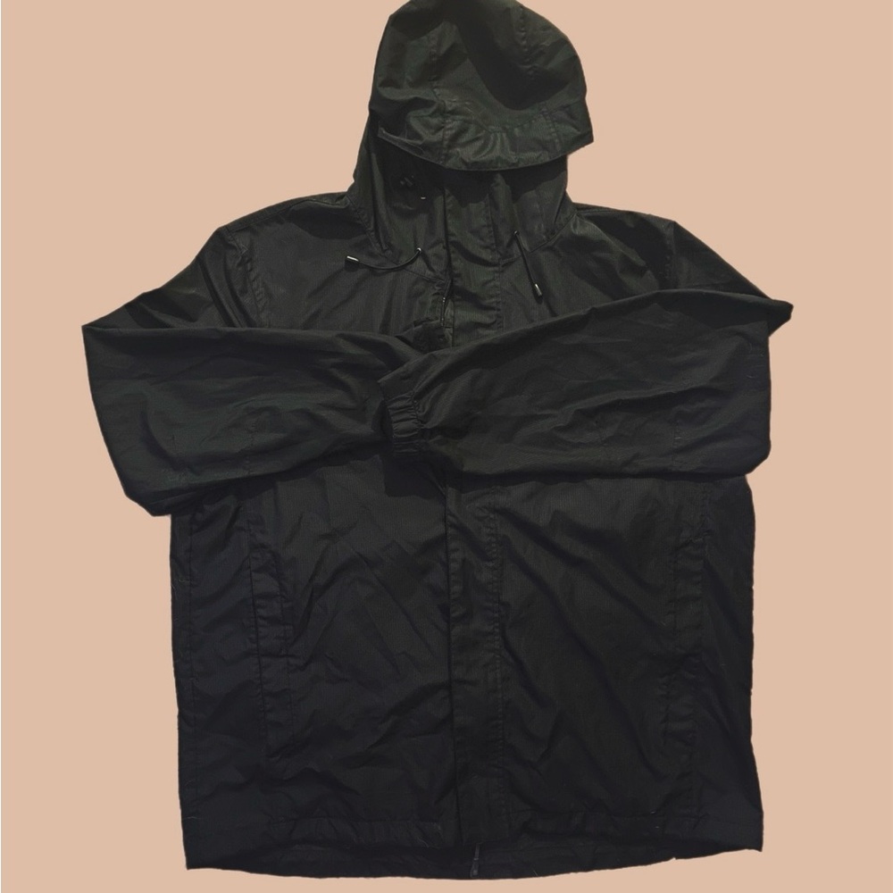 Men's Black Hooded Jacket